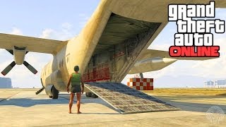 GTA 5 Online: How To Open The Back Of The Titan! Secret Cargo Ramp To Carry Cars Tutorial (GTA V)