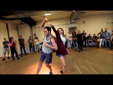 BZA Sunday YUZE after-party, workshop zouk demo - Gert & Eva, Amsterdam, sun. 9th april 2017