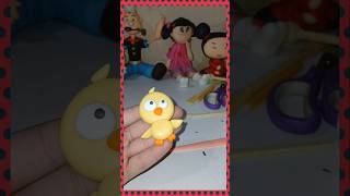 Mini Pintinho Amarelinho Em biscuit como fazer #diy #shorts #empreendernoartesanato.