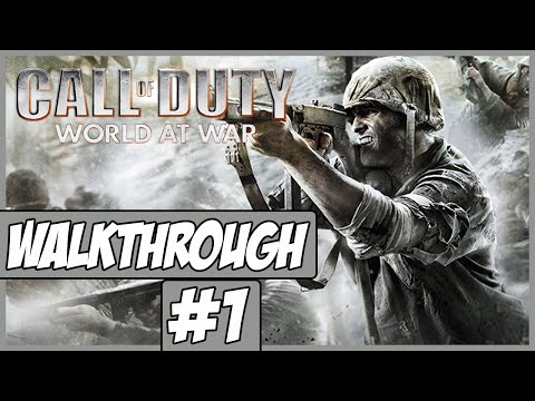 Call Of Duty: World At War Walkthrough Ep.1 w/Angel - Back In The Past!