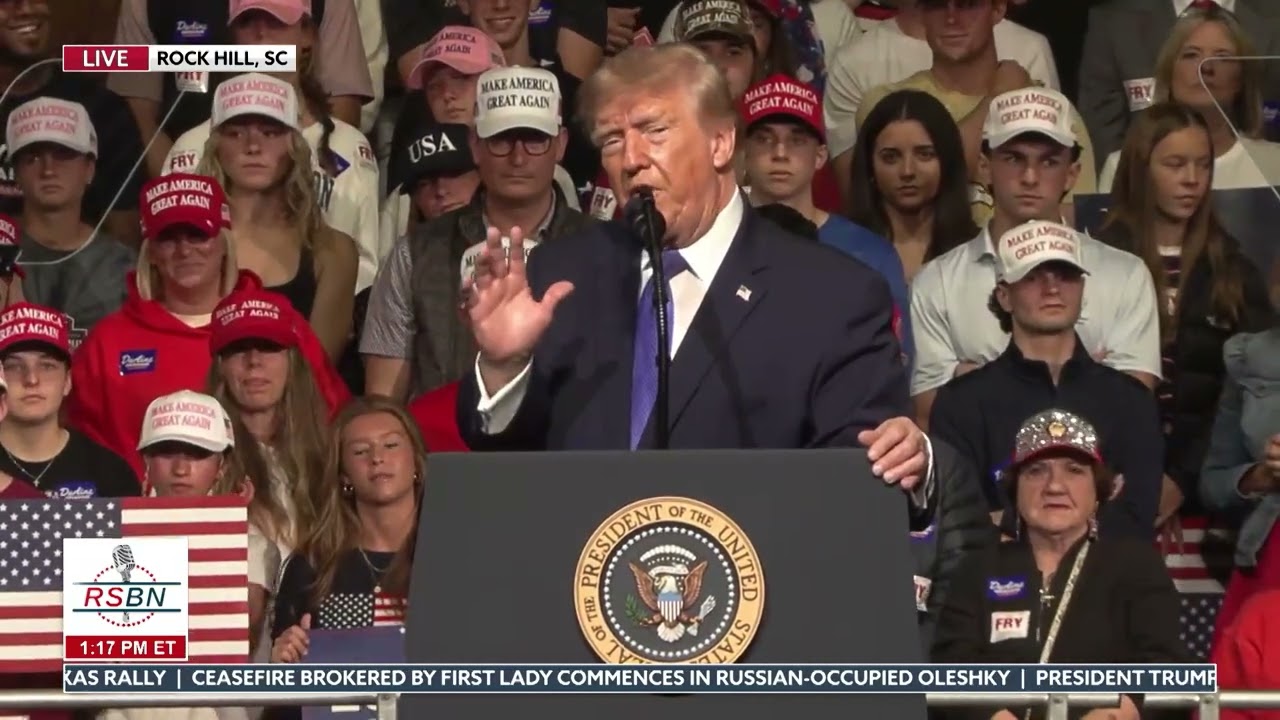 President Trump Dishes Out Support to Republican Candidates in South Carolina - 10/29/26