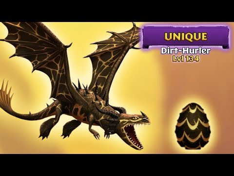 Dirt-Hurler (New Unique Rockstomper) Titan Mode Max Level 134 | Dragons: Rise of Berk