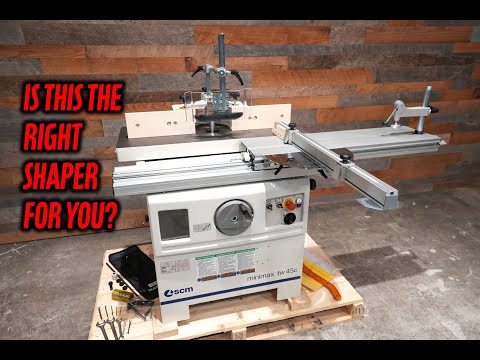 NEW Machinery Spotlight: The SCM minimax tw 45c Shaper w/Sliding Table