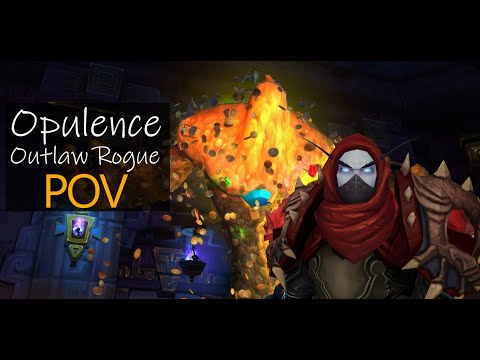 Battle for Dazar'alor Heroic Opulence Outlaw Rogue POV with Commentary