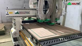 Phay Pano cửa bằng máy cnc 4 đầu PRO-R4F | Holtek