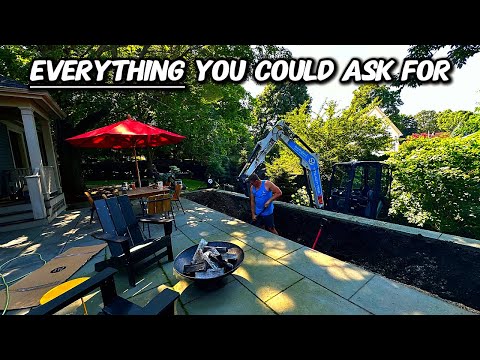 He asked us to put a pond in his patio?!