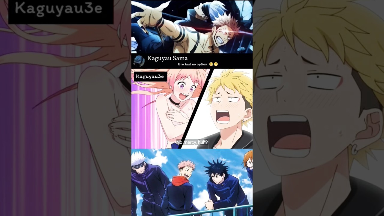 Bro had , no option 😂😁 ....#anime #animeedit #animeshorts