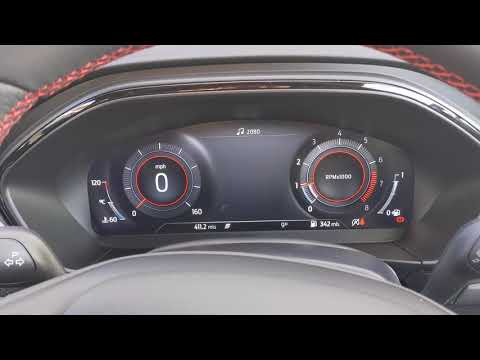 New Ford Digital Instrument Cluster - Quick Demo