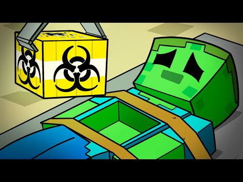 The Story of Minecraft's First Zombie... (Cartoon Animation)