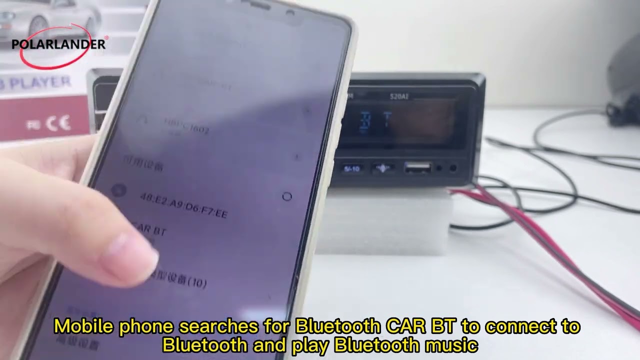 Car Radio 1Din Bluetooth4.2 ISO Interface FM TF card /U disk MP3 Multimedia Autoradio AUX Hands-free