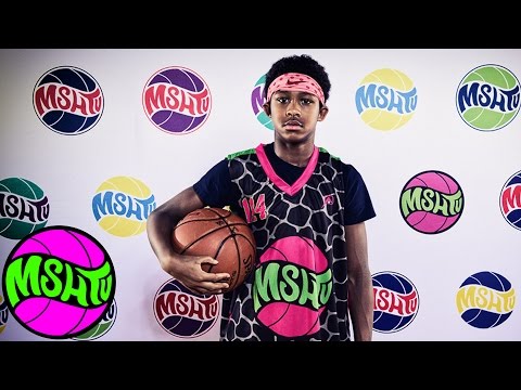 7th Grader Meechie Johnson has NBA RANGE and SICK VISION at MSHTV Camp