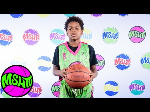 Khalil Brantley nice play to end the half at MSHTV Camp 2015 - Class of 2021 Basketball