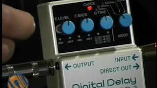 Video thumbnail for Boss DD-3 Digital Delay: Stompbox Walkthrough Video by gearwire