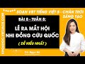 Vở bài tập Tiếng Việt Lớp 5 Bài 8: Lễ ra mắt Hội Nhi đồng Cứu quốc