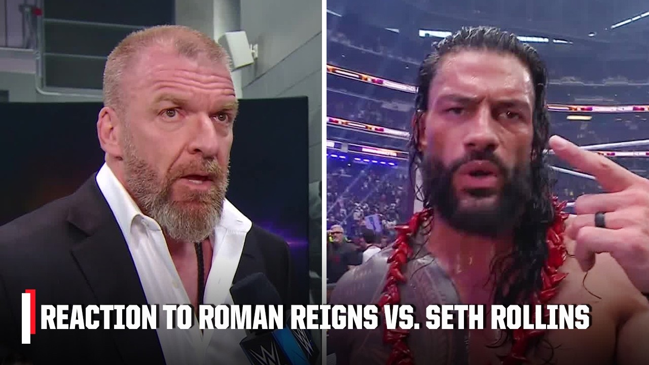 'We're the pioneers of this place' 🗣️ - Roman Reigns after defeating Seth Rollins | WWE on ESPN