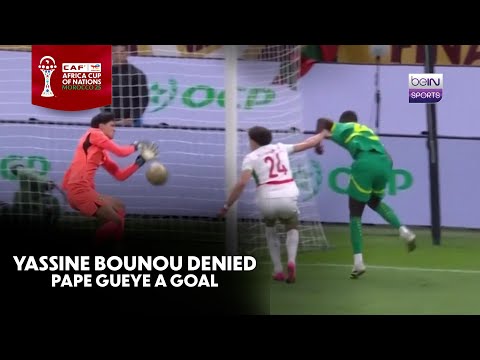 Senegal vs Morocco | Yassine Bounou denies Pape Gueye a goal in the Final | AFOCN 2025