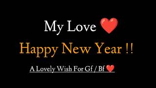 Happy New Year | My Love ❤️ || Happy New Year 2022 Wish Hindi Poetry For Gf/bf ❤️ @poetriesHub
