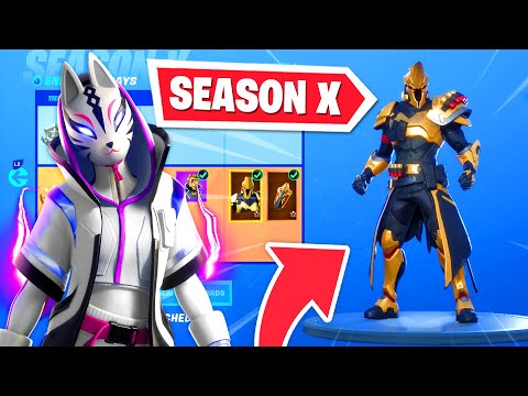 *NEW* SEASON X BATTLE PASS in Fortnite - OG skins RETURN! (Season 10)