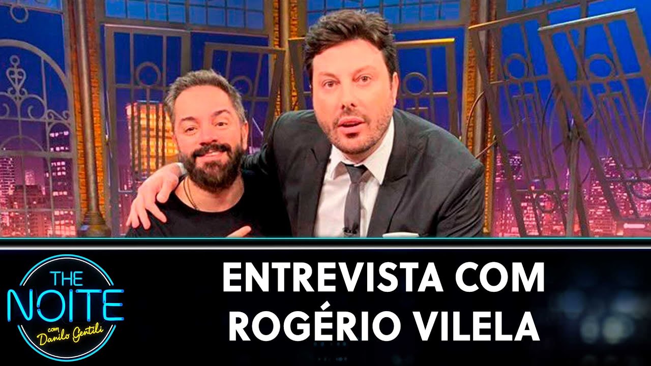 Entrevista com o comediante Rogério Vilela | The Noite (16/11/21)