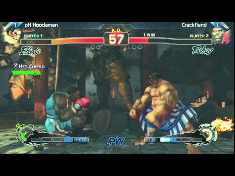 SSF4: Crackfiend vs pH Hoodaman - Losers Finals - Fight For Might 1