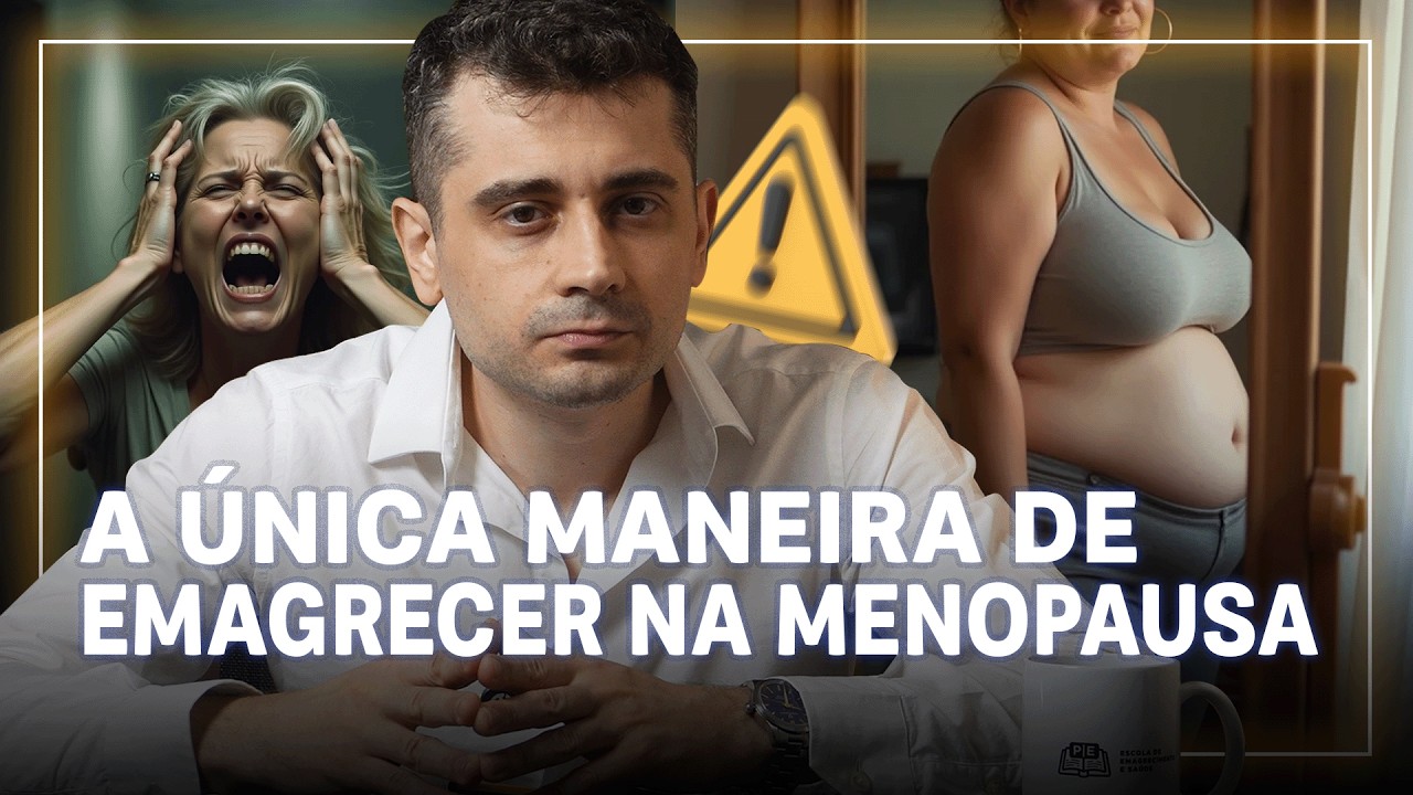 A ÚNICA forma de EMAGRECER e PERDER A BARRIGA na MENOPAUSA!