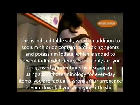 sodium chloride 2: Skeet Knows Basic Chemistry
