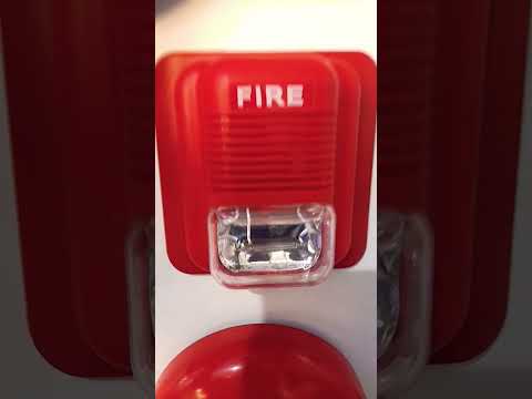 Fire Sounder Complete with Strobe Light