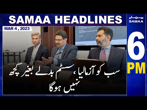 Samaa News Headlines 6PM | SAMAA TV | 4th March 2023