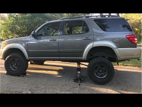 Ep. 6. Sequoia Extended Travel With Old Man Emu Rear Shock Install How To