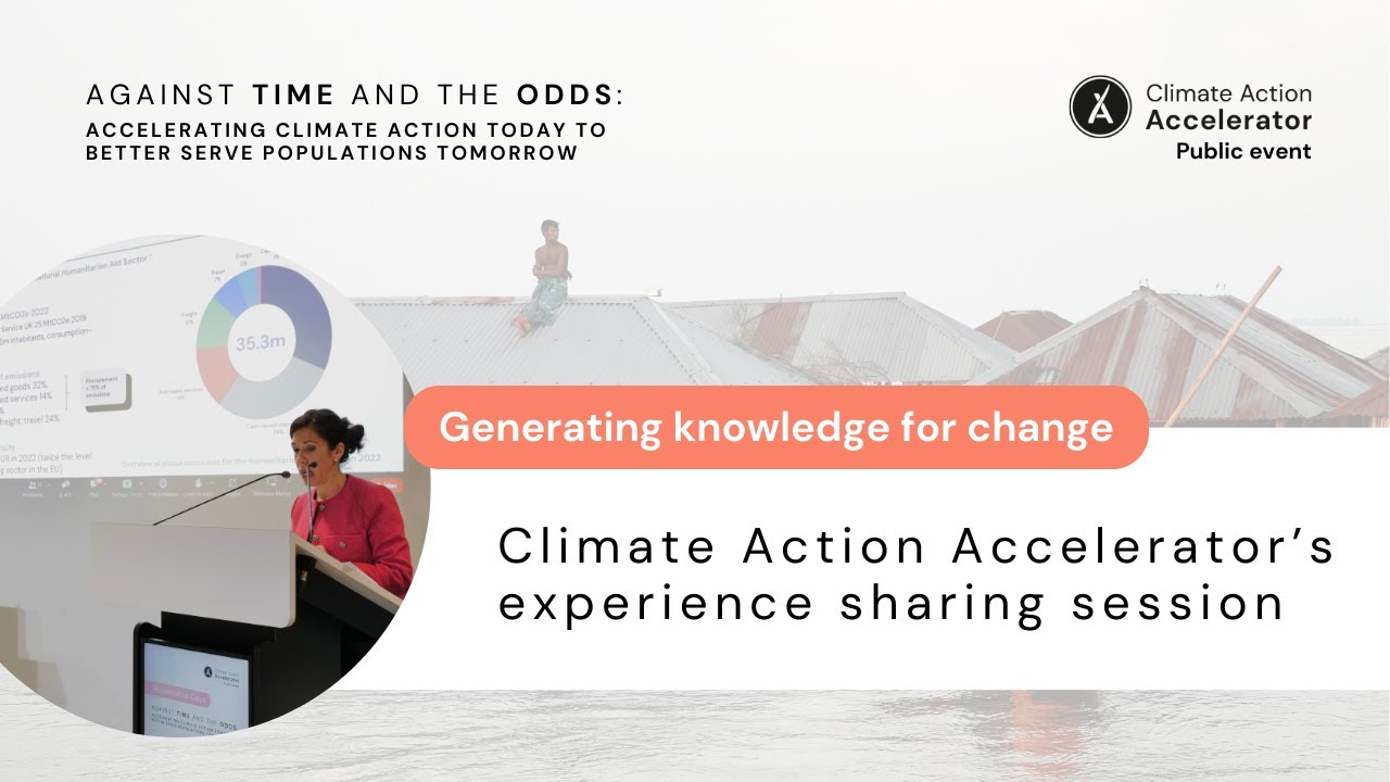 Acceleration Days 2024  - Generating knowledge for change