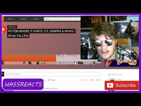 JMattson HITTEM WHERE IT HURTS ft sxmpra and mvko song reaction on HASSREACTS