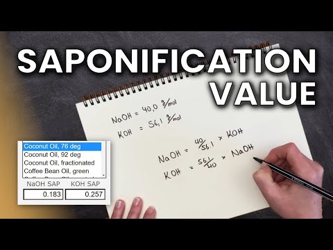 SAPONIFICATION VALUE - All you need to know // Soap Chemistry