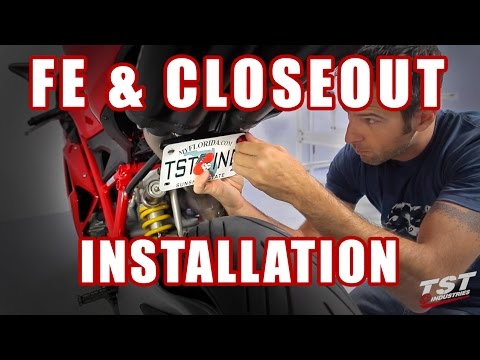 How to install Fender Eliminator on Ducati 848 1098 1198 DIY by TST Industries