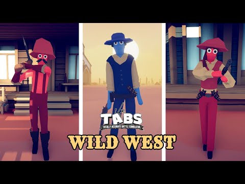 TABS Wild West Campaign - All Levels Walkthrough (Totally Accurate Battle Simulator)