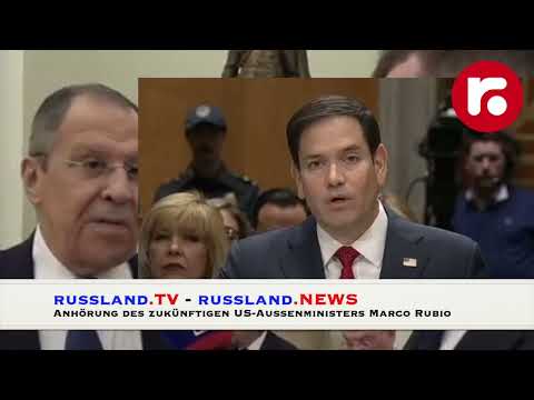 Lawrow zur Anhörung des zukünftigen US-Außenministers – russland.TV Lawrow zur Anhörung des zukünftigen US-Außenministers – russland.TV