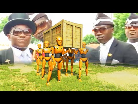COFFIN DANCE  FUNERAL MEME COVER #15 - ASTRONOMIA 8 -bit Cover - BeamNG Drive