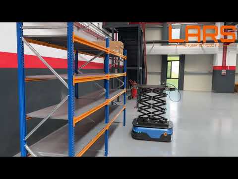 Otomatik Kutu Sipariş Toplama Robot / Demo of AI robot for order picking (fully automated warehouse)