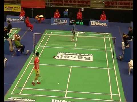 Swiss Open 2010 Men Singles Quarter Finals - Chen Jin VS Tien Minh Nguyen part 1