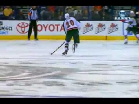 Ryan Suter PP Goal (April 7 2013)