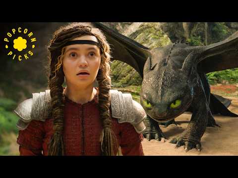 Astrid Meets the Night Fury (Nico Parker) | How to Train Your Dragon