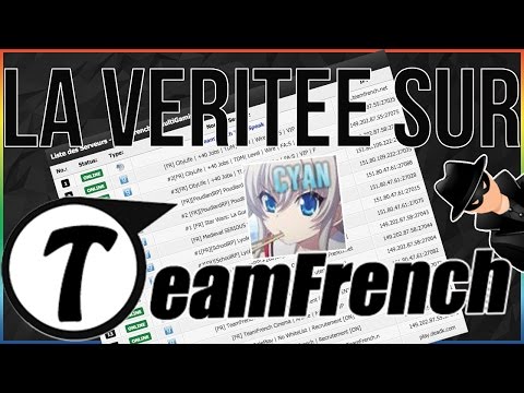 LA VÉRITÉE SUR LA TEAMFRENCH | VOL/DDOS/ect.. |