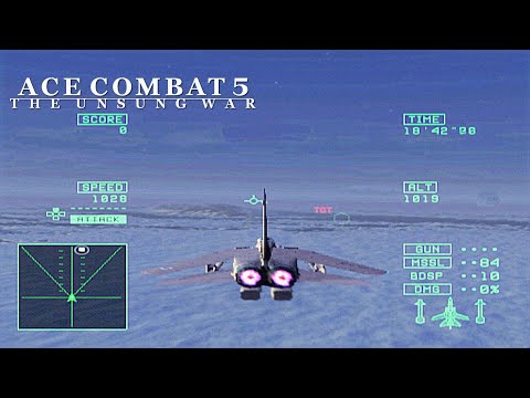Hrimfaxi Ace Combat 5 The Unsung War Demons of Razgriz Tornado Playstation2 2K60FPS No Commentary