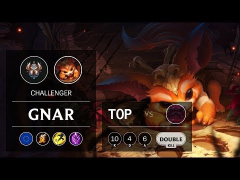 Gnar Top vs Ornn - EUW Challenger Patch 9.22