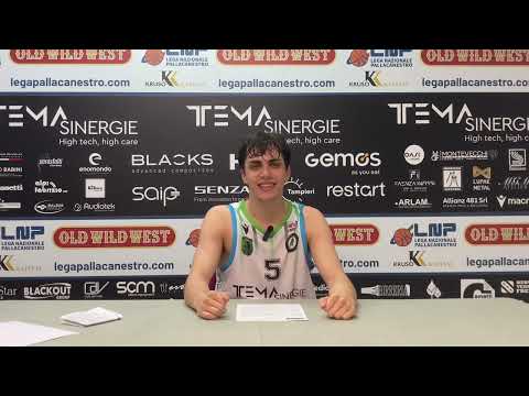 Tema Sinergie Faenza - Luiss Roma 85-72, l'intervista post partita di Matteo Rinaldin