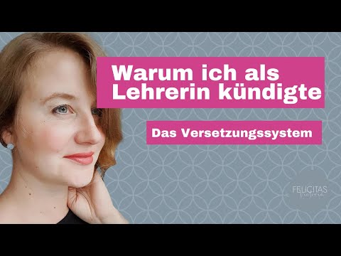 Warum ich als Lehrerin kündigte: Das Versetzungssystem