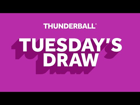 The National Lottery Thunderball draw results from Tuesday 13 January 2026