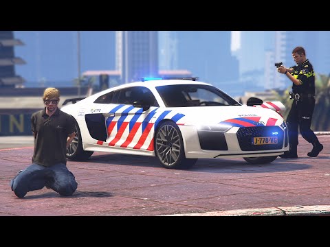 ALS POLITIE AGENT OP PAD MET DE AUDI R8! - Nederlandse Politie #82 (LSPDFR)