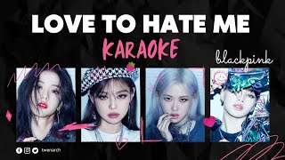 Download lagu BLACKPINK 'Love To Hate Me' Karaoke mp3