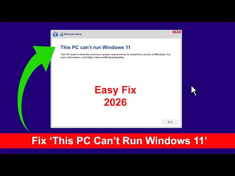 Install Windows 11 on Unsupported PC (No TPM / Secure Boot / RAM Limit Bypass)