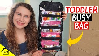 Toddler DIY BUSY BAG on a Budget